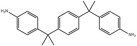 ALPHA,ALPHA'-BIS(4-AMINOPHENYL)-1,4-DIISOPROPYLBENZENE Structure