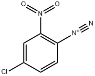 4-chloro-2-nitrobenzenediazonium Struktur