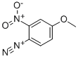 4-甲氧基-2-硝基重氮苯,27165-25-9,结构式