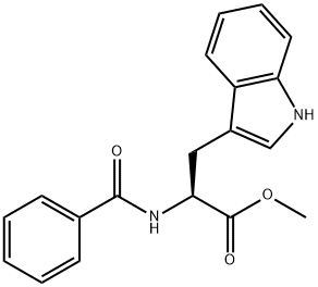 Tryptophan, N-benzoyl-, methyl ester (7CI) 结构式