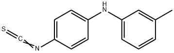 (4-异硫氰酸根合苯基)(3-甲基苯基)胺 结构式