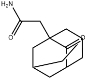 2-Oxo-1-adamantaneacetamide Structure
