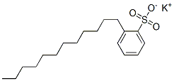 potassium dodecylbenzenesulphonate Struktur