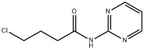 4-クロロ-N-(2-ピリミジニル)ブタンアミド 化学構造式