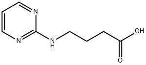 Butanoic acid, 4-(2-pyrimidinylamino)- (9CI) Structure