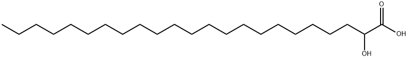 2-羟基二十三烷酸, 2718-37-8, 结构式