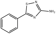 5-苯基-1,2,4-噻二唑-3-胺 结构式