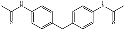 4,4‘-二乙酰胺基二苯基甲烷,2719-05-3,结构式