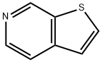 チエノ[2,3-c]ピリジン 化学構造式
