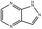 1H-ピラゾロ[3,4-B]ピラジン 化学構造式