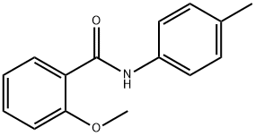 2-甲氧基-N-(4-甲基苯基)苯甲酰胺, 27202-62-6, 结构式