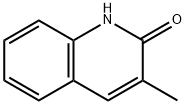 3-メチルキノリン-2(1H)-オン 化学構造式