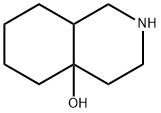 OCTAHYDRO-ISOQUINOLIN-4A-OL 化学構造式