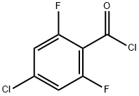 Benzoyl chloride, 4-chloro-2,6-difluoro- (9CI),272104-45-7,结构式