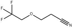 3-(2,2,2-三氟乙氧基)丙腈 结构式