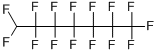 1H-PERFLUOROHEPTANE Struktur