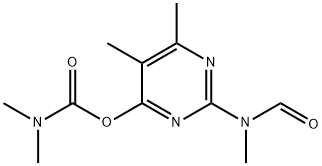 脱甲基-甲酰氨基-抗蚜威 结构式