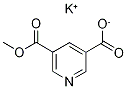 potassiuM 5-(Methoxycarbonyl)nicotinate, 27247-34-3, 结构式