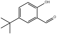 2-ヒドロキシ-5-tert-ブチルベンズアルデヒド 化学構造式