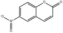 6-ニトロ-2H-1-ベンゾピラン-2-オン 化学構造式