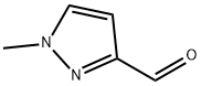 1-メチル-1H-ピラゾール-3-カルブアルデヒド 化学構造式