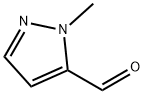 1-メチル-5-ピラゾールカルボキシアルデヒド 化学構造式