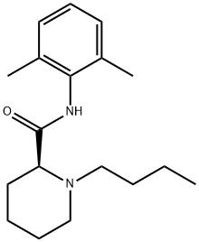 1-Butyl-N-(2,6-dimethylphenyl)-piperidine-2-carboxamide Structure