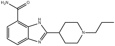 2-(1-丙基-4-哌啶基)-1H-苯并咪唑-4-甲酰胺, 272769-49-0, 结构式