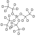 テトラエトキシ-D20-シラン 化学構造式