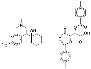 R-VENLAFAXINE-DI-P-TOLUOYL-D-TARTRATE SALT Structure