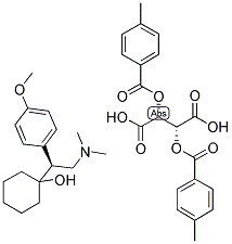 S-VENLAFAXINE-DI-P-TOLUOYL-L-TARTRATE SALT,272788-02-0,结构式
