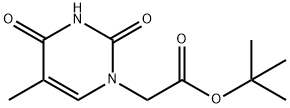 thymine-acetic acid tert-butyl ester 结构式