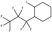 E/Z-1-IODO-2-(HEPTAFLUOROPROPYL)CYCLOHEXANE Structure