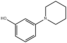 3-哌啶基苯酚, 27292-50-8, 结构式