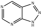 1H-1,2,3-Triazolo[4,5-d]pyrimidine (9CI) Structure
