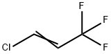 1-クロロ-3,3,3-トリフルオロ-1-プロペン 化学構造式