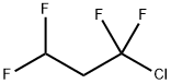 1-Chloro-1,1,3,3-tetrafluoropropane Structure