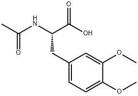 (R,S)-N-Acetyl-3,4-dimethoxy phenylalanine Structure