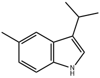 Indole, 3-isopropyl-5-methyl- (8CI) Struktur