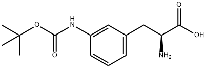3-(BOC-氨基)-L-苯丙氨酸, 273221-83-3, 结构式