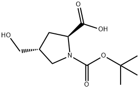 BOC-L-TRANSPRO(4-CH2OH) Structure