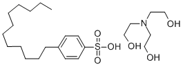 TRIETHANOLAMMONIUM DODECYLBENZENE SULFONATE Structure