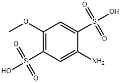 4-Methoxyaniline-2,5-disulfonic acid Structure