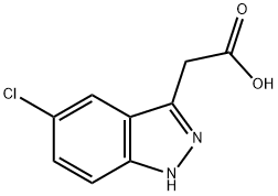 5-CHLORO-1H-INDAZOLE-3-CARBOXYLIC ACID Struktur