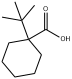 1-tert-Butylcyclohexanecarboxylic acid Structure