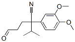 3-(3,4-dimethoxyphenyl)-2-methyl-6-oxohexane-3-carbonitrile Structure