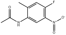 AcetaMide, N-(4-fluoro-2-Methyl-5-nitrophenyl)- 结构式