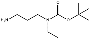 N-(3-氨基丙基)-N-(乙基)氨基甲酸叔丁酯, 273409-54-4, 结构式