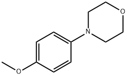 4-(4-甲氧基苯基)吗啉, 27347-14-4, 结构式