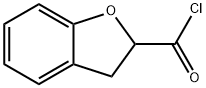 2,3-二氢-1-苯并呋喃-2-甲酰氯, 27347-32-6, 结构式